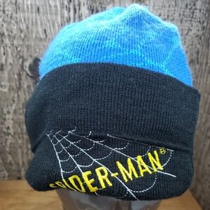 Spider Man Youth Kids Knit Beanie Winter Hat Boys One Size